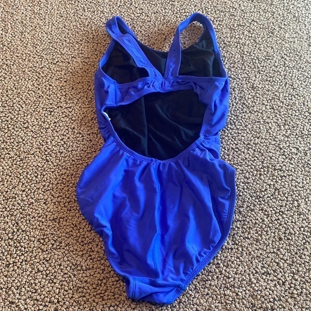 Dolfin, Royal Blue, One Piece, Women’s size 30, Bathing Suit EUC